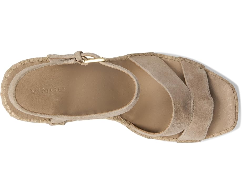 Туфли Vince Gwen Espadrille Sandals, цвет Taupe Clay Beige Suede — фото 2