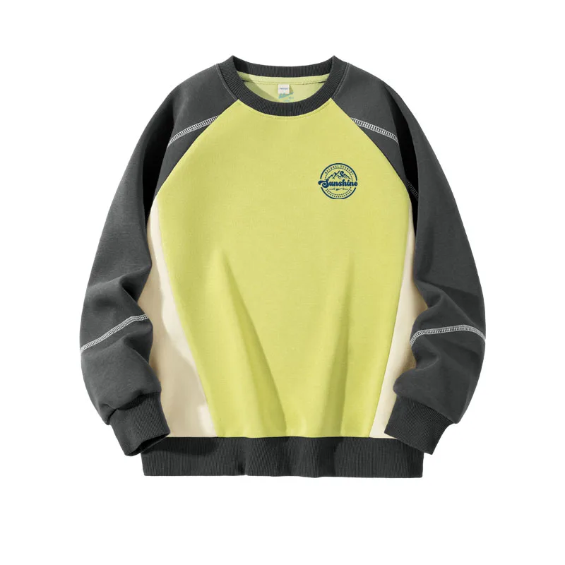 Детский свитшот с круглым вырезом WARRIOR, Sky Blue/Mountain Round K — фото 4