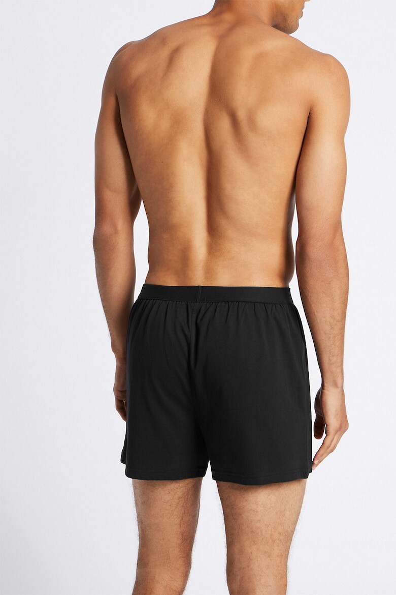 

Хлопковые боксеры - 5 пар Marks & Spencer, черный