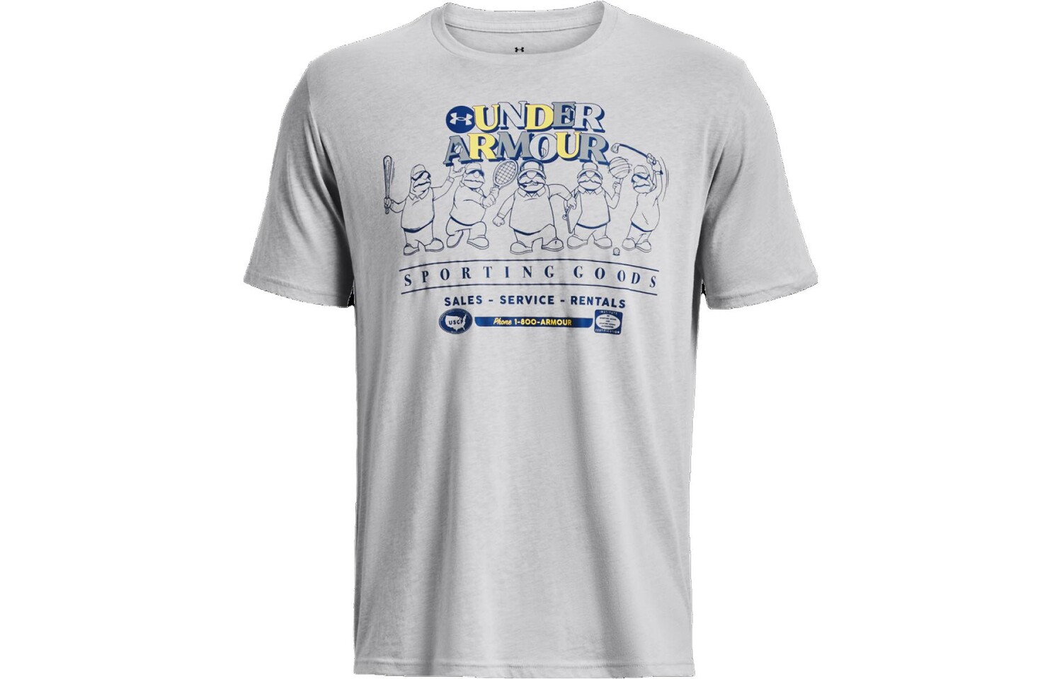 

Футболка мужская Light Modern Grey Under Armour, серый