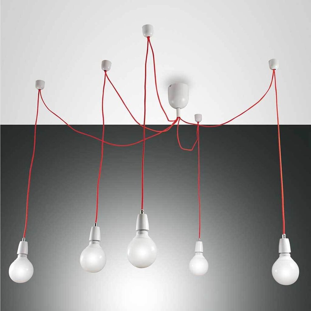 

Подвесной светильник Fabas Luce Blog белый 5xE27
