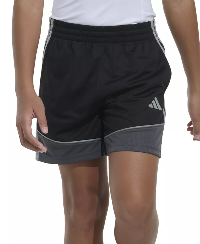 

Шорты Big Boys с эластичным поясом и цветными блоками adidas, черный