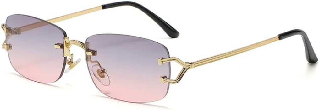 

Солнцезащитные очки с защитой от УФ-излучения UV400 | Компактные, без оправы, с цветными линзами | Для женщин и мужчин, для занятий спортом на открытом воздухе и вождения DSVIGF, 05