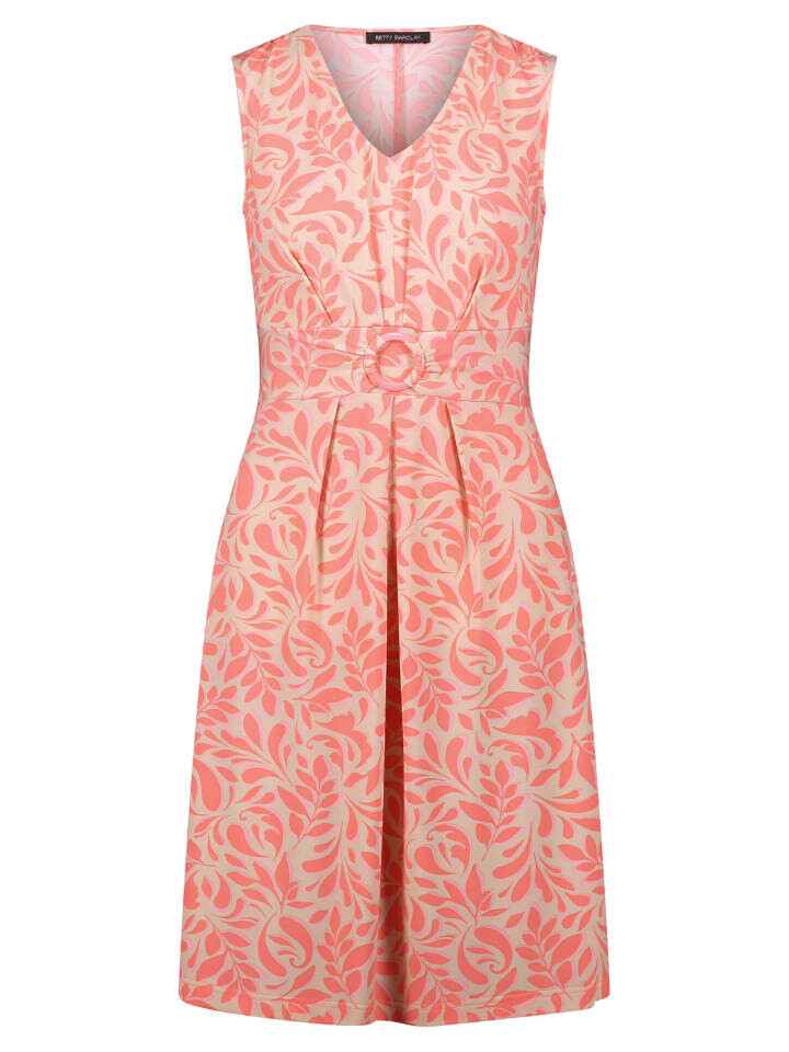 

Короткое платье Betty Barclay Shirtkleid ohne Arm, цвет Beige-Rosé
