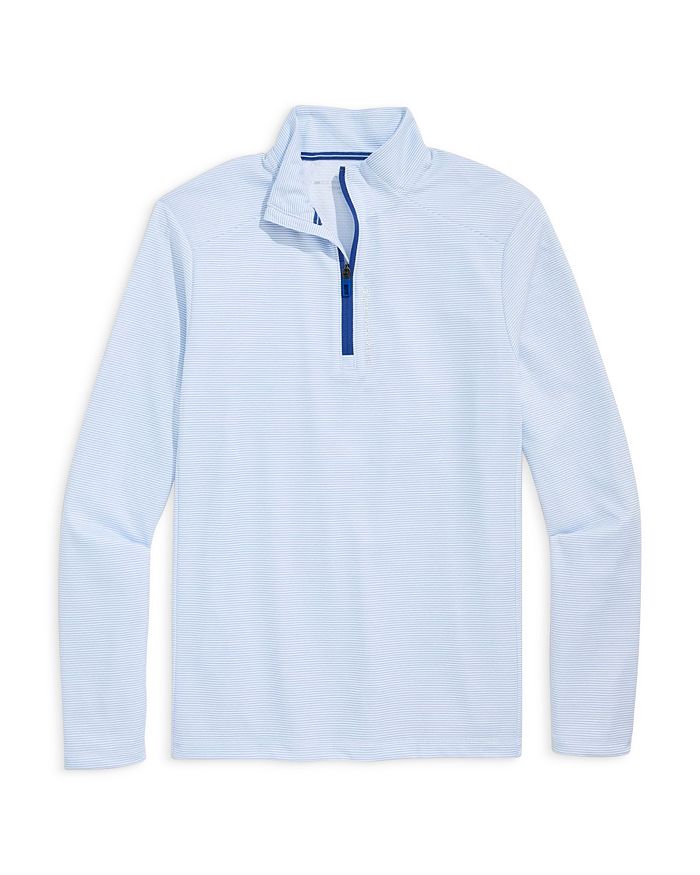 

Свитер Sankaty Regular Fit с застежкой-молнией на четверть Vineyard Vines, белый