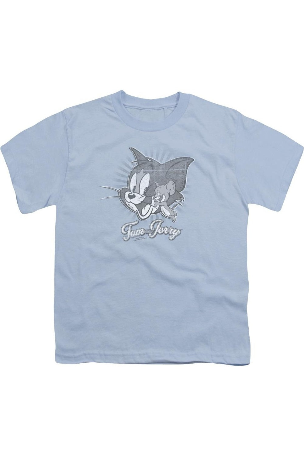 

Футболка с коротким рукавом для детей Tom And Jerry Classic Pals Gildan, светло-голубой