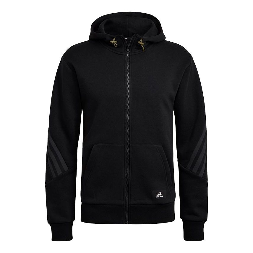 

Куртка adidas M Fi Wtr Fz Stripe Sports Hooded Jacket Black H44178