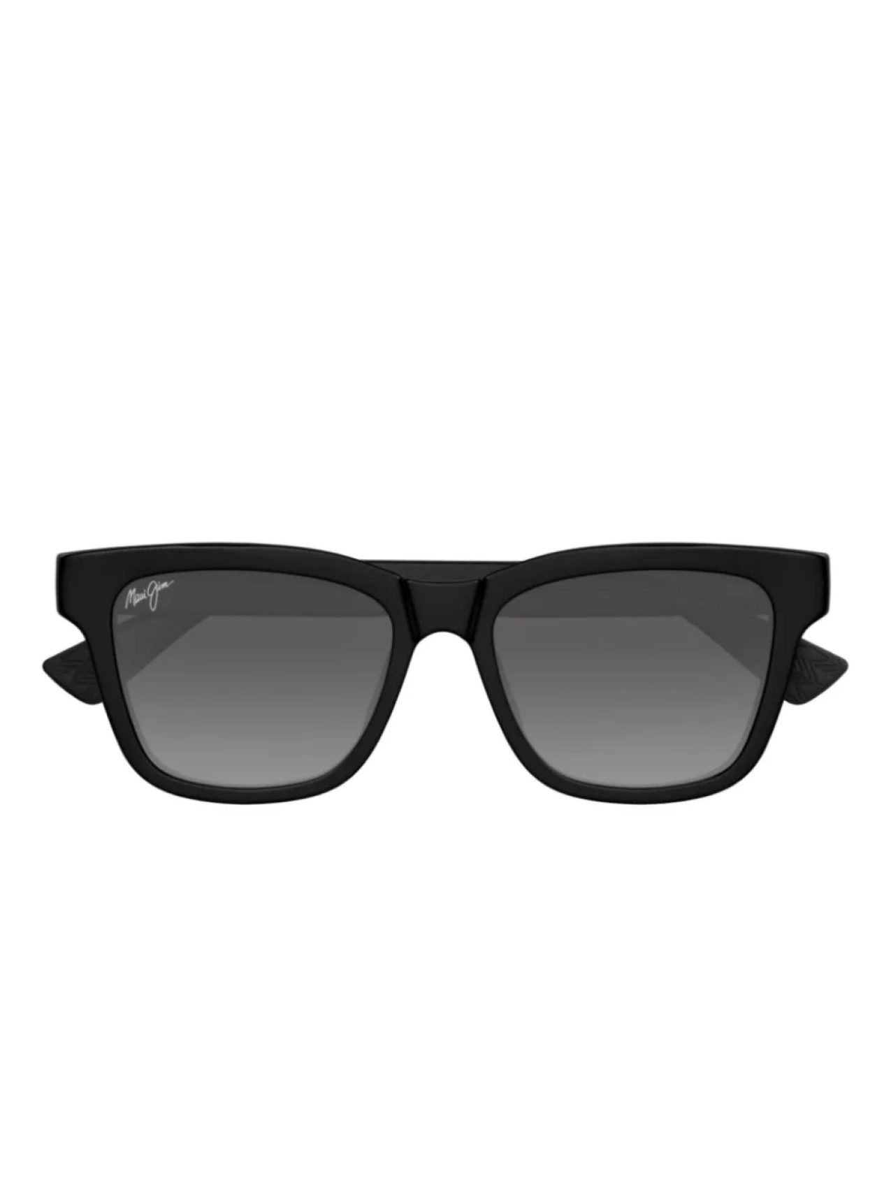 

Солнцезащитные очки Maui Jim с серыми линзами в квадратной оправе, черный