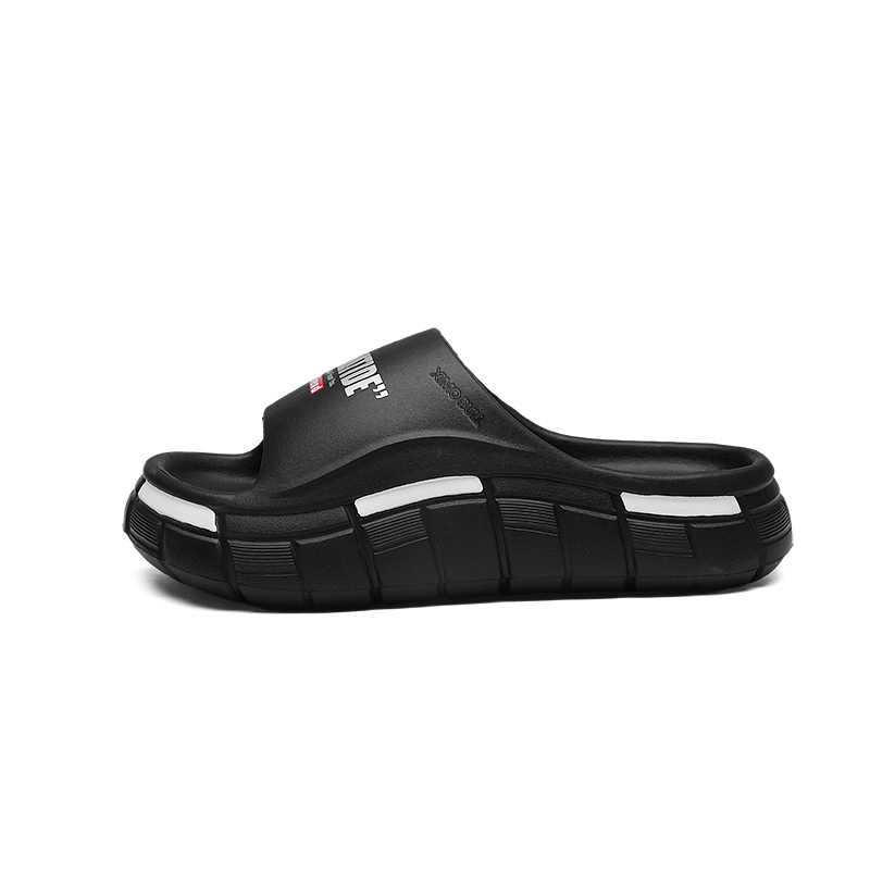 

Резиновые быстросохнущие тапочки-слайды мужские XIMO BULL, Black