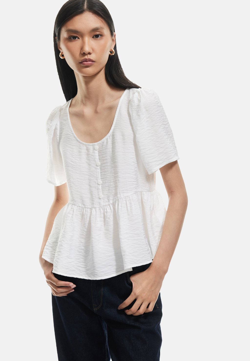

Блуза PEPLUM Koton, кремовый