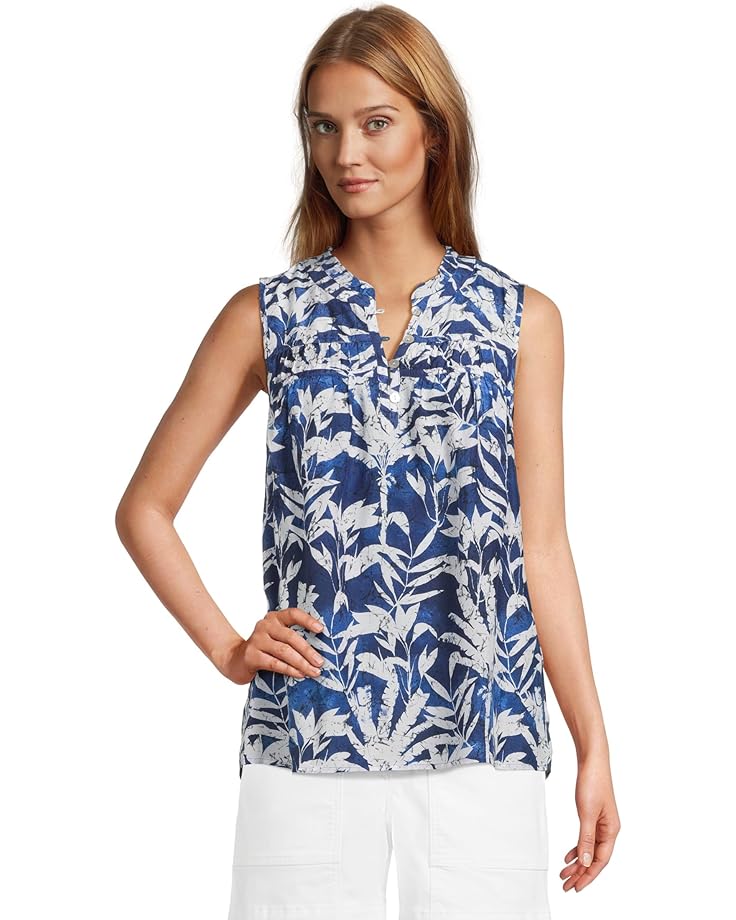 

Топ Tommy Bahama Coconut Cove Sleeveless Ruffle Top, цвет Dress Blues