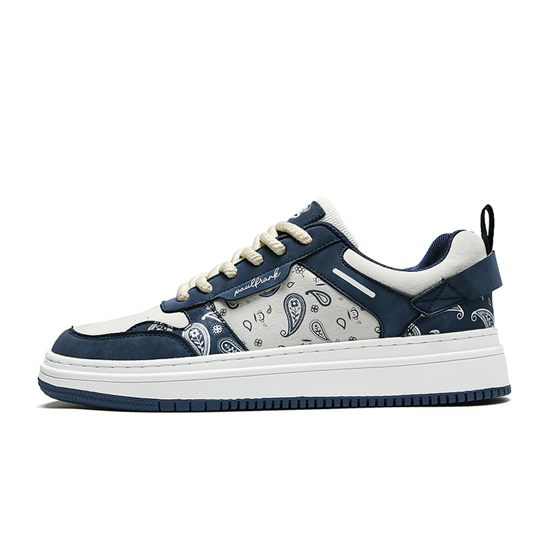 

Кроссовки Slip-Resistant Low-Top Skateboard Shoes Men's PAUL FRANK, белый/синий