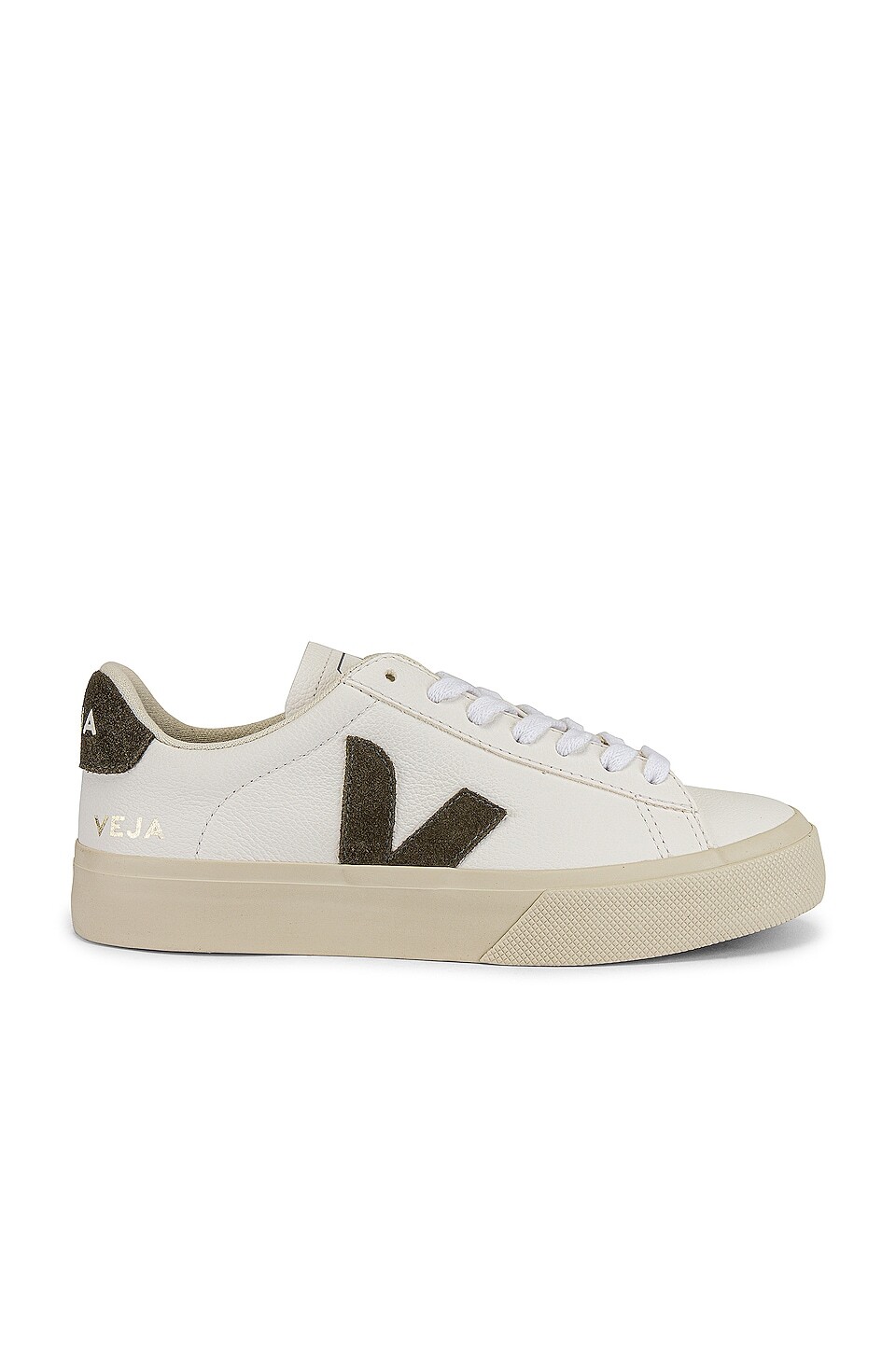 

Кроссовки Veja Campo, цвет Extra White & Kaki