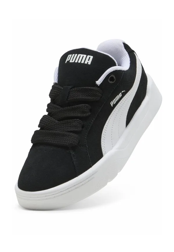 Парковые кроссовки в стиле lifestyle, черные и белые Puma, Black- White — фото 3