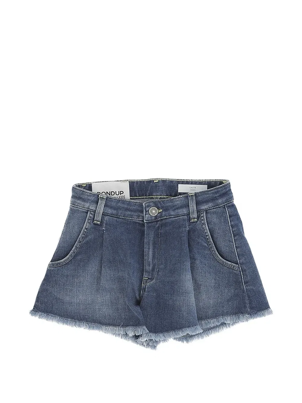 Потертые джинсовые шорты Dondup Kids, синий