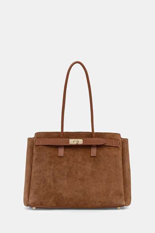 

Замшевая сумка Answear.LAB, коричневый