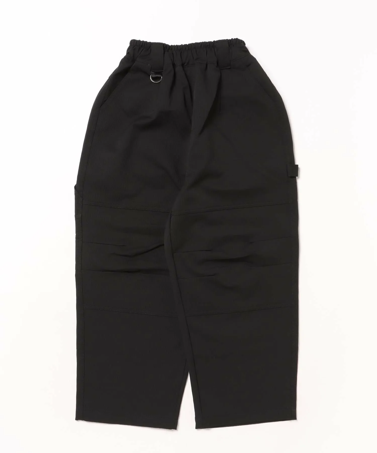 Широкие брюки-карго с поясом Aimoha Kids, black