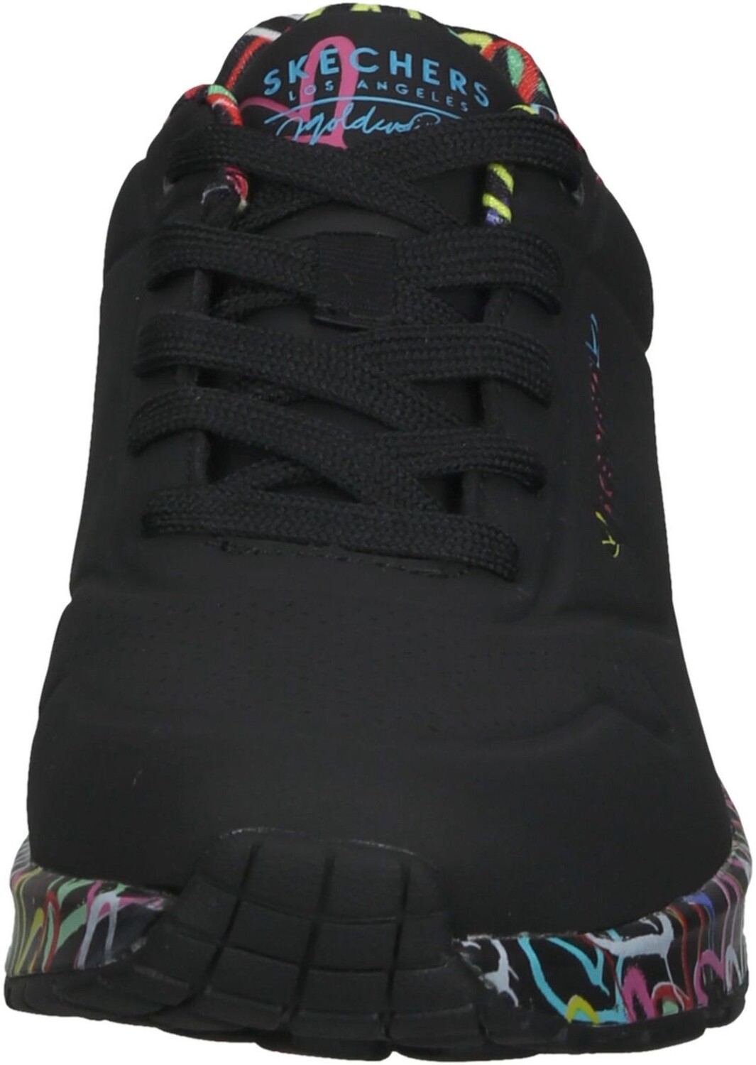 Кроссовки Uno Loving Love, амортизирующие, подошва с принтом, женские SKECHERS, цвет Bbk — фото 3