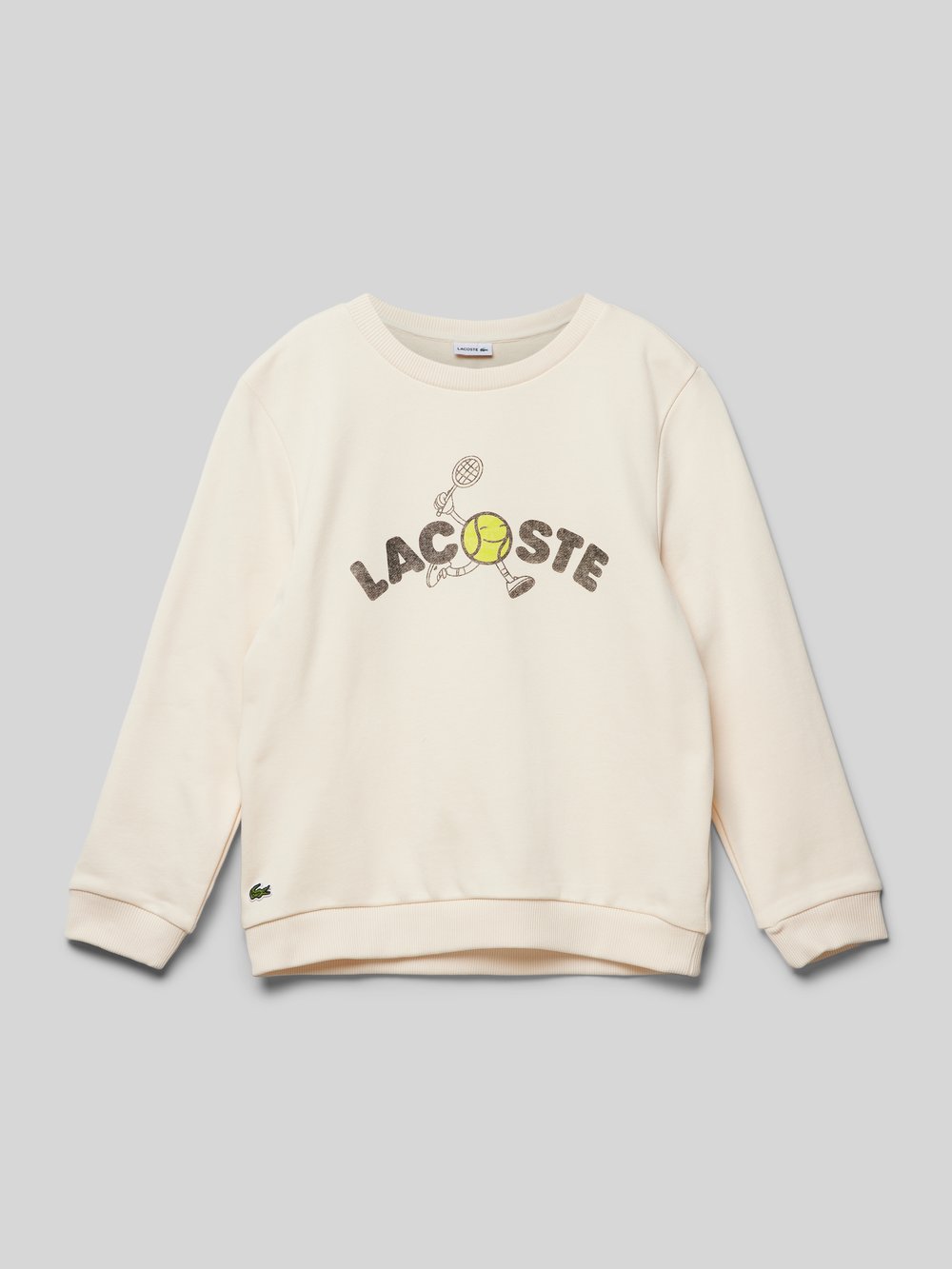 

Толстовка с этикеткой Lacoste, экрю