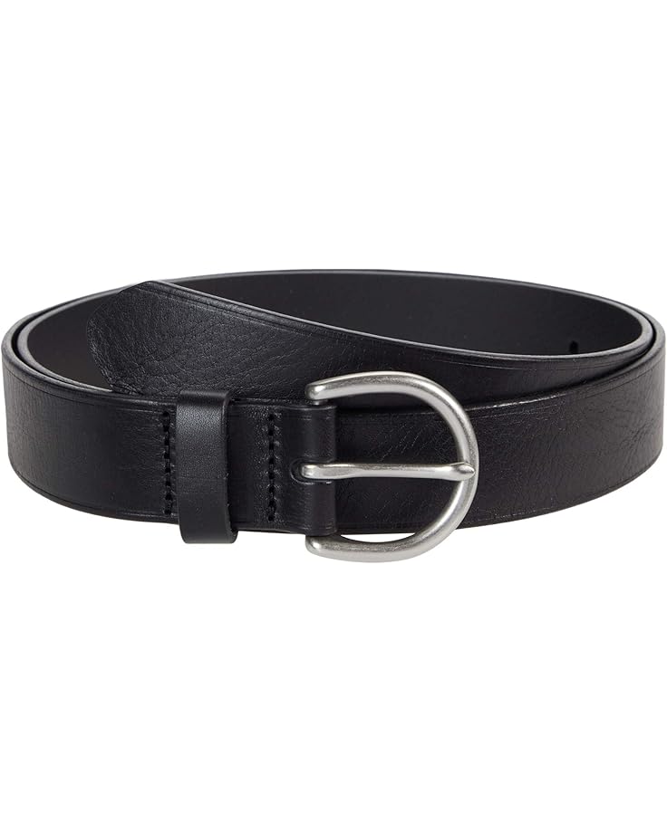 

Ремень Madewell Medium Perfect Leather Belt, цвет True Black/Silver