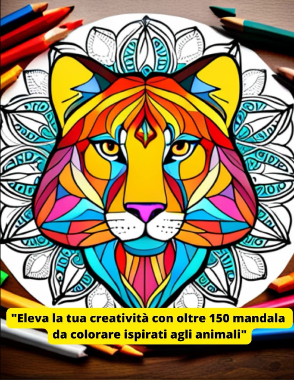 

"Eleva la tua creatività con oltre 150 mandala da colorare ispirati agli animali": "Esplora la bellezza della natura attraverso la meditazione e il colore" (Italian Edition) (Independently published)