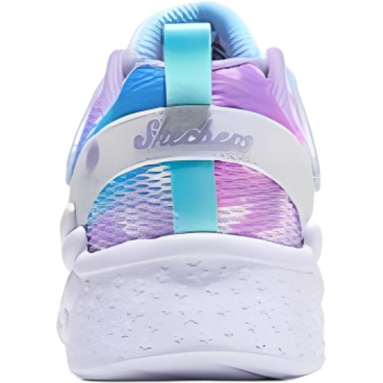 Детские кроссовки SKECHERS GIRLS с нескользящей подошвой и износостойким верхом для повседневной носки Skechers Kids, розовый — фото 3