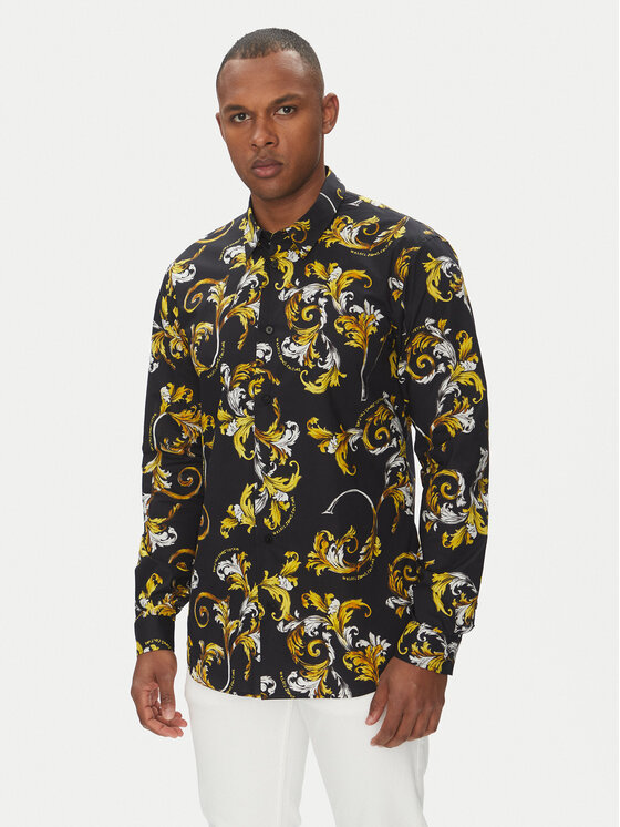 

Рубашка обычного кроя 78GAL2S0 Versace Jeans Couture, черный