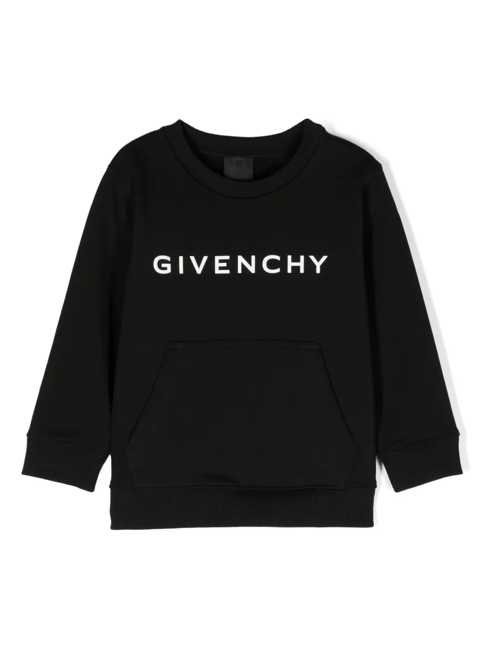 

Толстовка с логотипом и принтом Givenchy Kids, черный