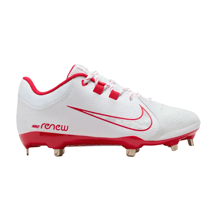 

Кроссовки Nike Wmns Hyperdiamond 4 Pro White University Red, красный