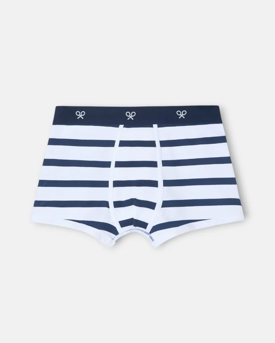 

Мужские боксерские трусы в белую полоску Silbon, белый