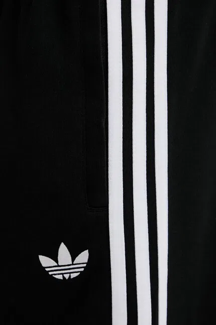 Спортивные штаны из полиэстера и хлопка Adidas Originals, черный — фото 4