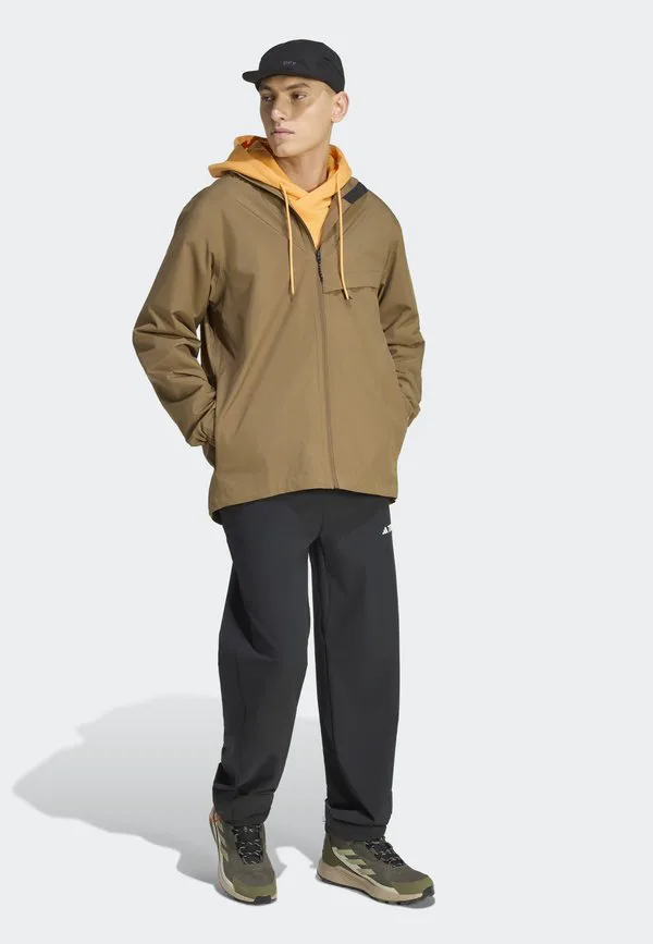 Куртка из жесткого материала Adidas Terrex, Brown Oxide — фото 2