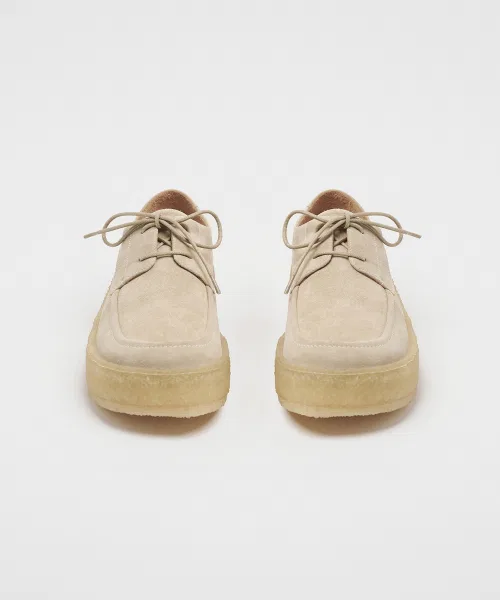 Мужские туфли LOSTGARDEN UNIFORM Crepe Derby Beige — фото 4