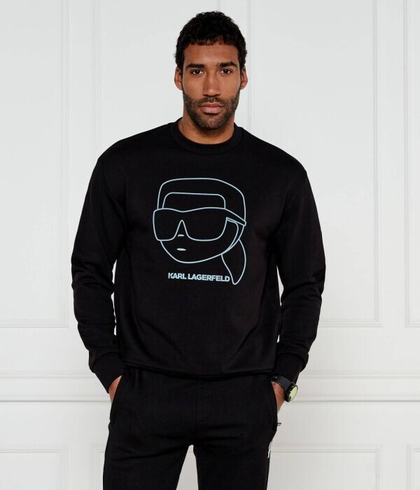 

Толстовка Karl Lagerfeld Loose Fit, черный