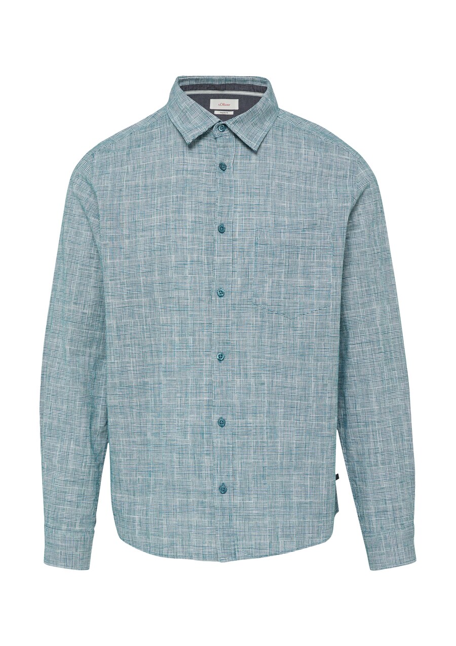 

Рубашка на пуговицах классического кроя s.Oliver, Blue