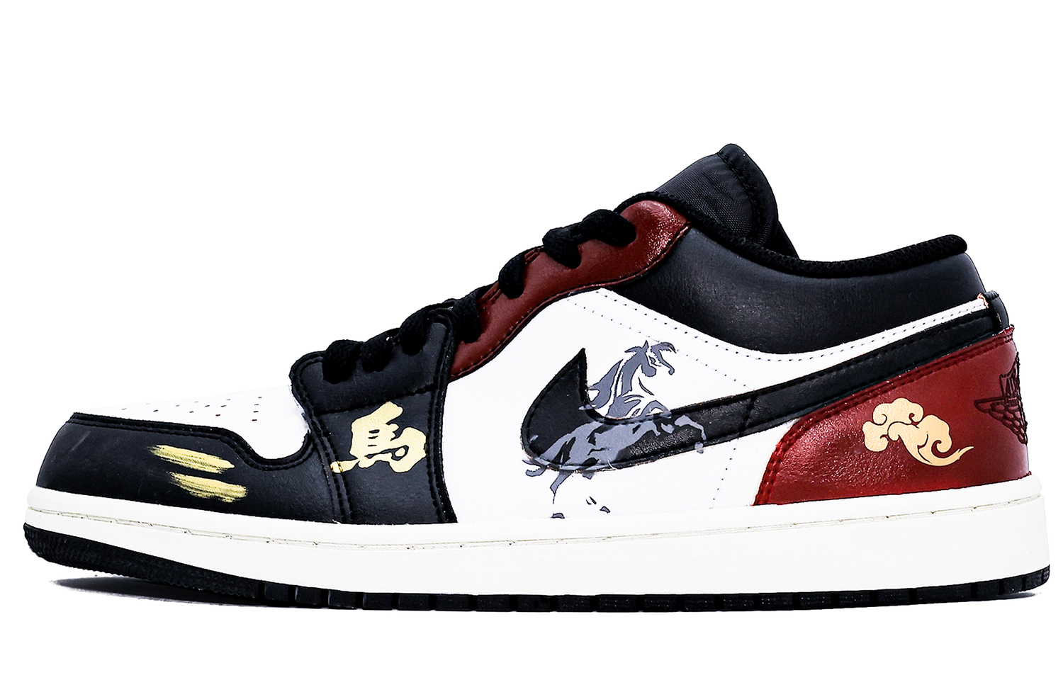 

Кроссовки Air 1 Abrasion Resistant Low top Vintage Basketball Shoes Unisex Jordan, красный