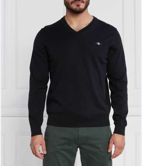 

Свитер Regular fit Gant, черный