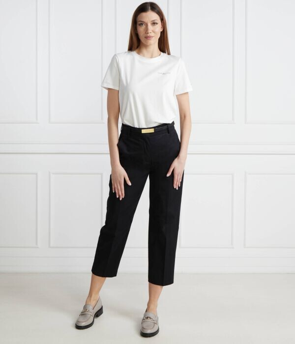 Футболка женская Tommy Hilfiger 1985 хлопковая однотонная, белый — фото 2