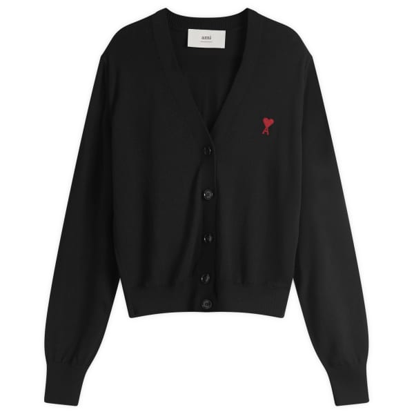

Красный маленький кардиган adc Ami Paris, черный
