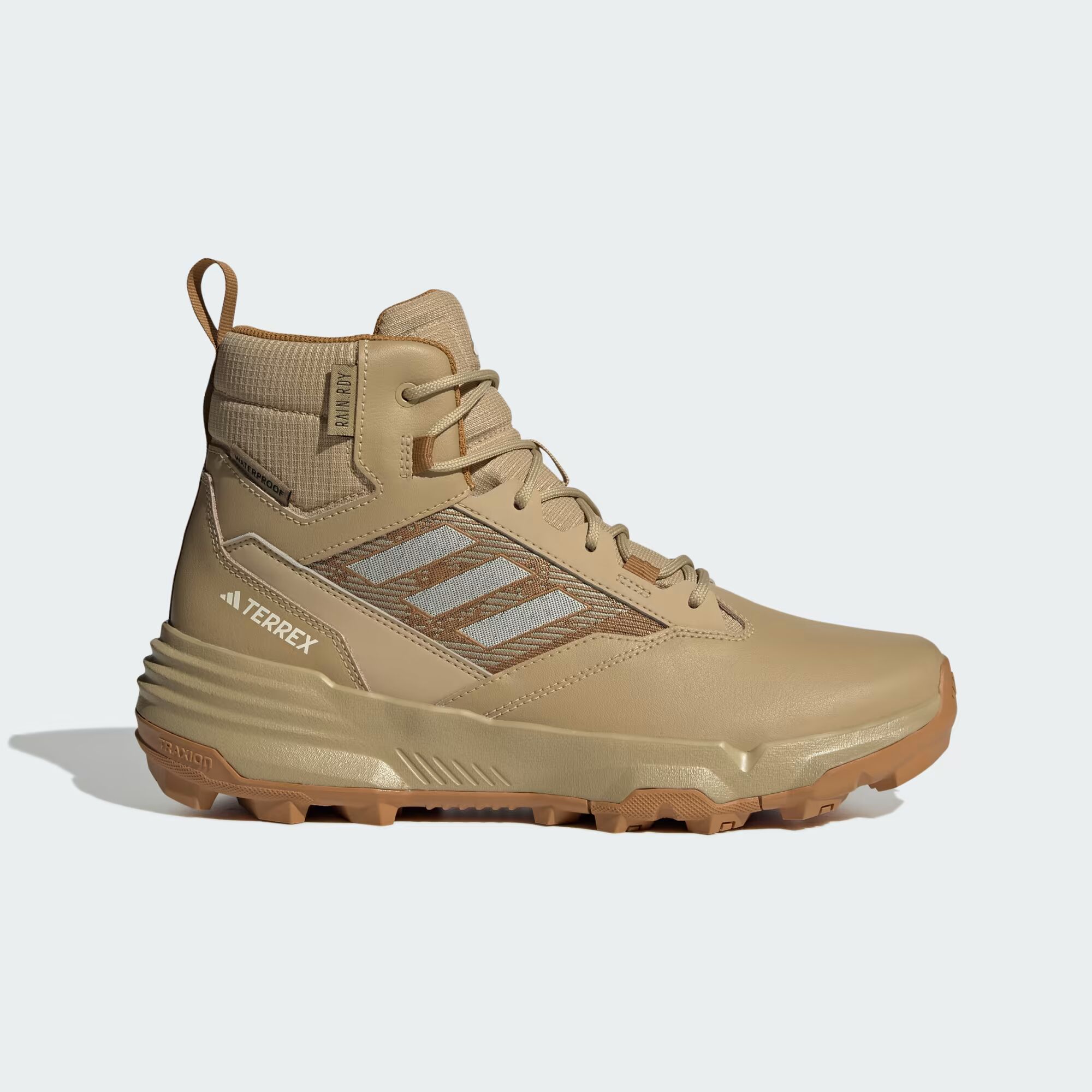 

Кожаные походные туфли TERREX Unity Mid RAIN.RDY Adidas, цвет Beige Tone/Ecru Tint/Mesa