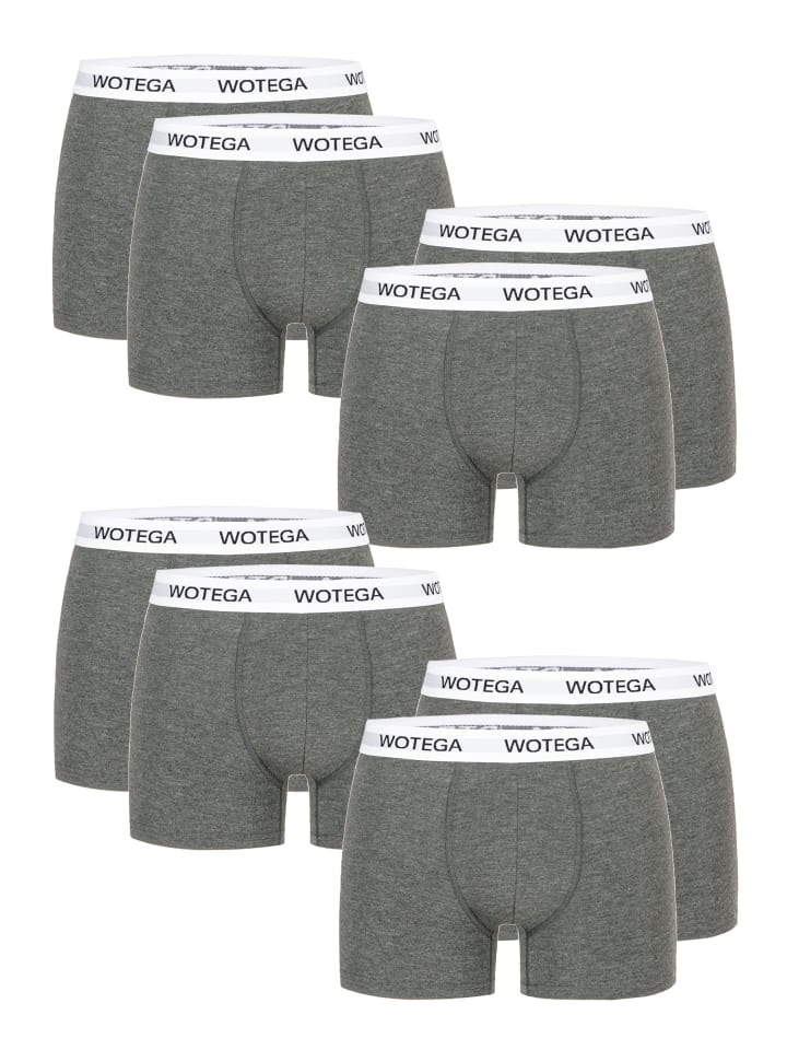 

Трусы боксеры WOTEGA, цвет dunkelgrau melange