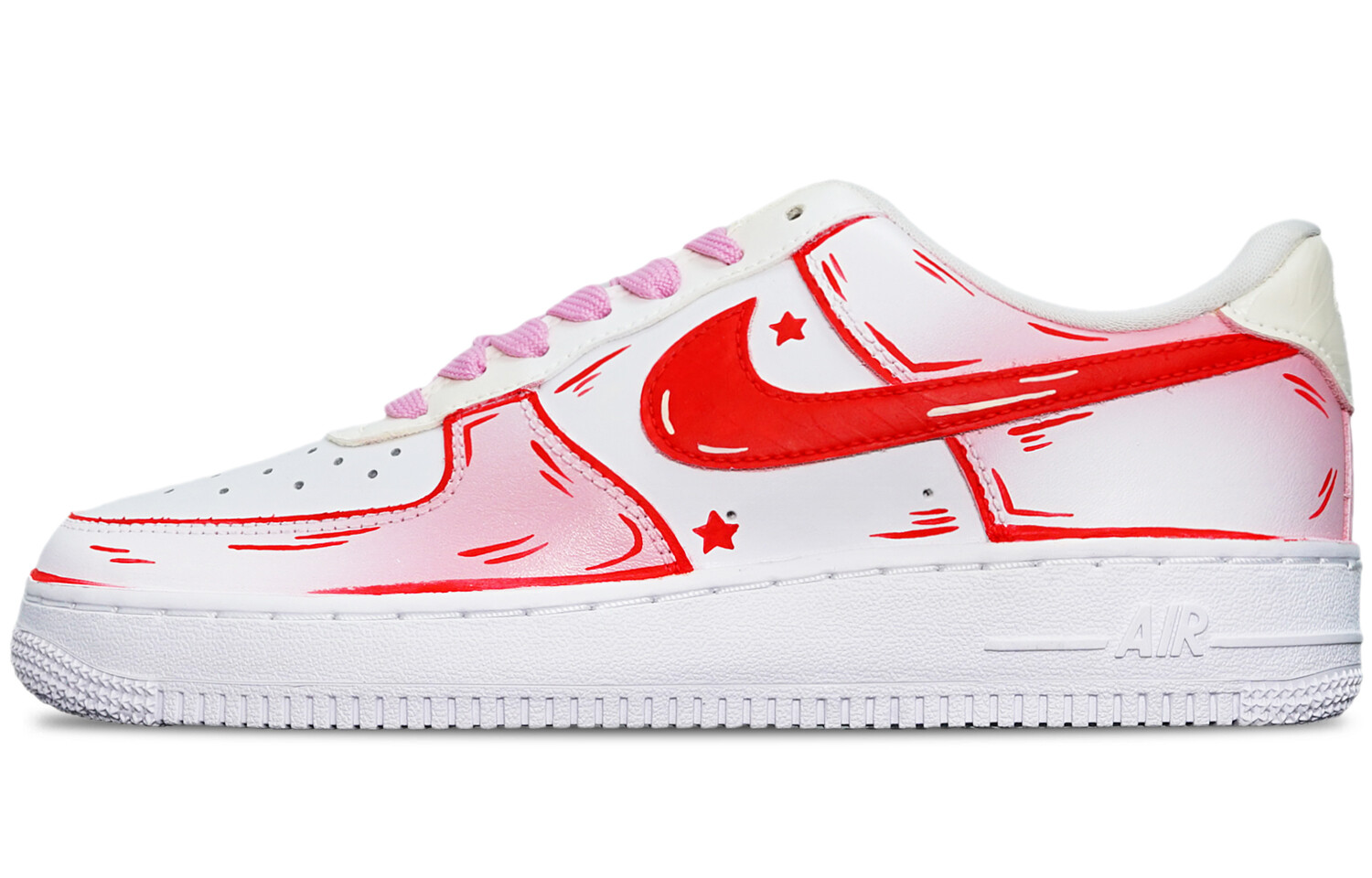 

Кроссовки для скейтбординга Air Force 1 мужские низкие розовые/белые Nike, Розовый, Кроссовки для скейтбординга Air Force 1 мужские низкие розовые/белые Nike