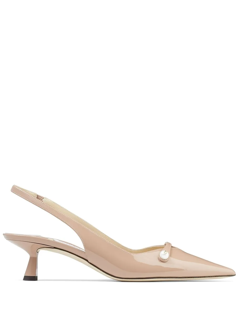 Туфли Amita 45 с ремешком на пятке JIMMY CHOO, розовый
