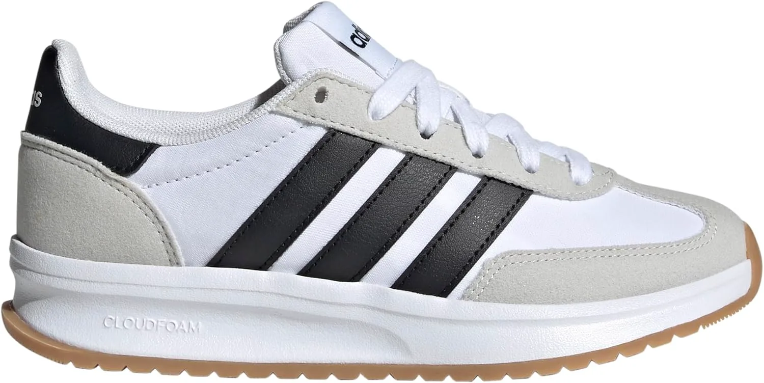 Adidas детские кроссовки Unisex Run 70s 2.0, белый/черный/серый — фото 4
