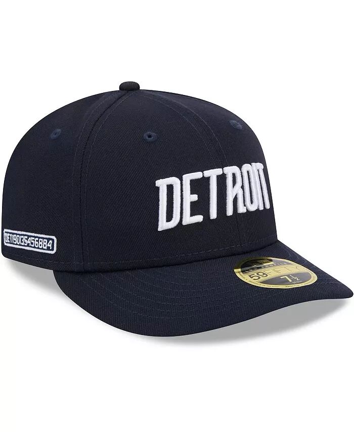 

Мужская темно-синяя приталенная шляпа Detroit Tigers 2024 City Connect Low Profile 59FIFTY New Era, синий