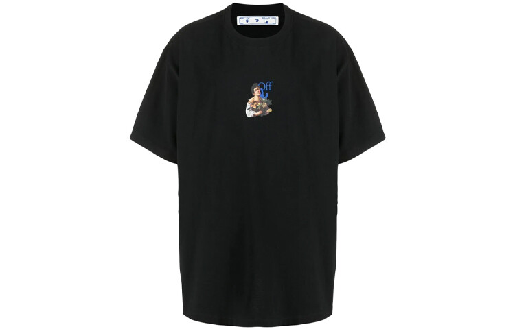

Футболка мужская Off-White Caravaggio Boy, черный / синий