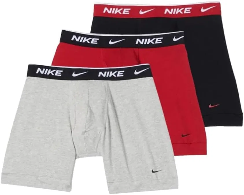 Боксеры Dri-Fit, Nike, Цемент/Кроваво-красный/Черный — фото 2