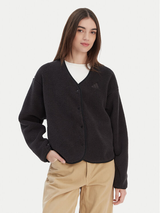 

Кардиган loose fit Future Icons 3-Stripes KB5233 Adidas, черный