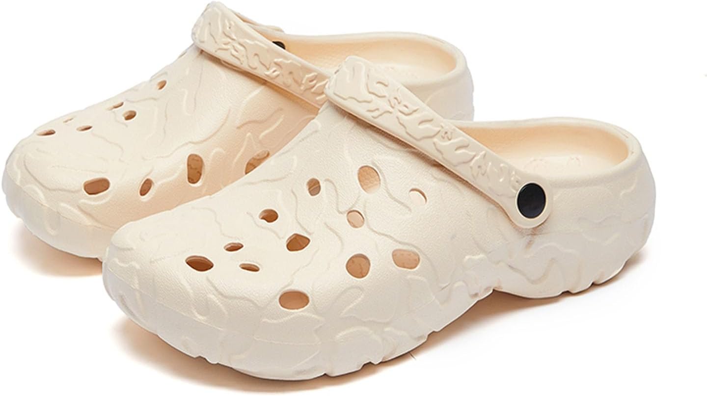 

Мужские сабо SECHRITE, резисадовые туфли, легкие сабо, мюли без шнурков для лета - River Edge, бежевый