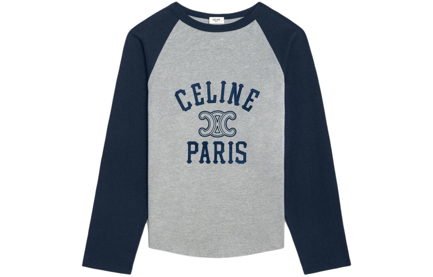 

Футболка женская Celine, серый / синий